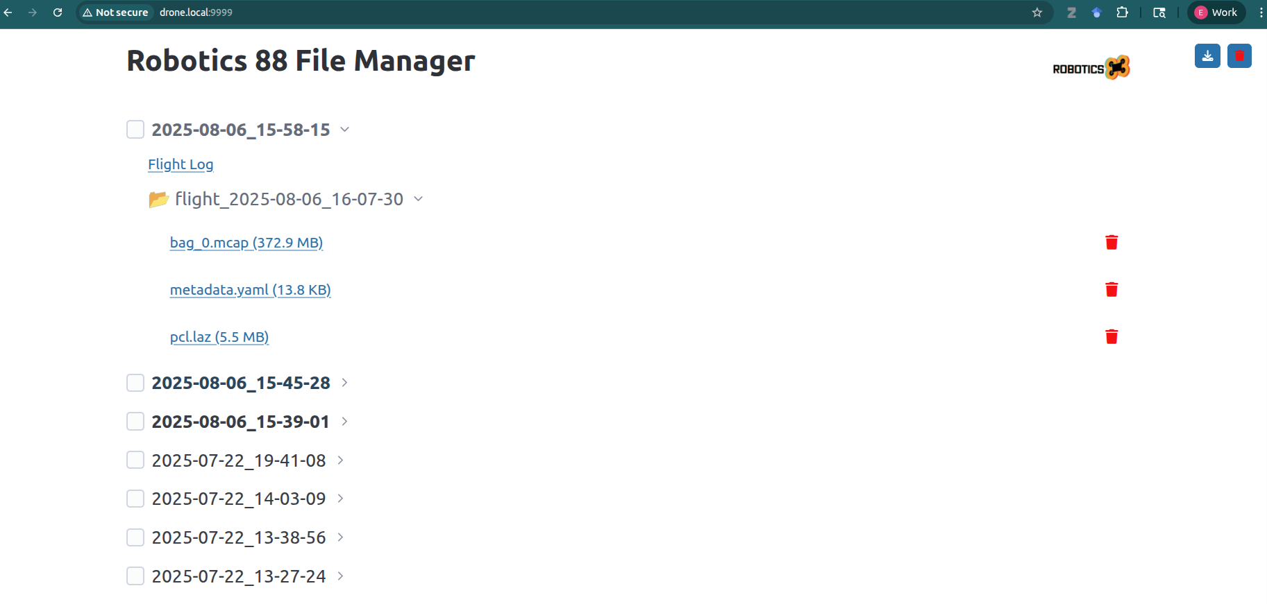 File Manager Interface